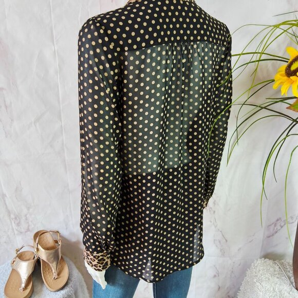 Vintage leopard print blouse - Picture 6 of 8